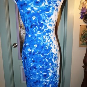Ralph Lauren Blue and Cream dress